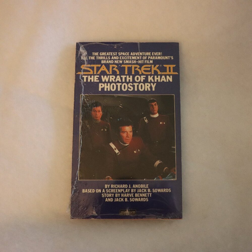 The Wrath of Khan Photostory, Star Trek Paperback, New in Plastic
